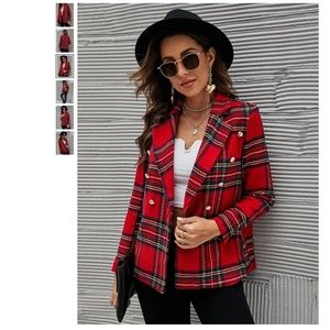 Plaid Blazer
